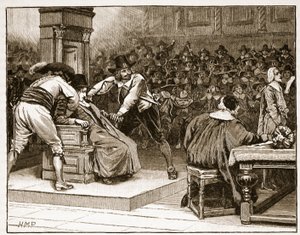 Avam Kamarası sahnesi: Konuşmacı zorladı, Cassells Illustrated History of England