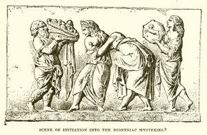 Dionysos Gizemlerine İnisiyasyon Sahnesi by English School