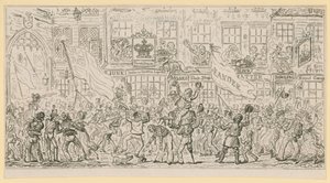 Londra yaşam sahnesi by English School