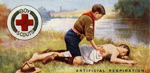 İzci İlk Yardım Rozeti, 1929 by English School