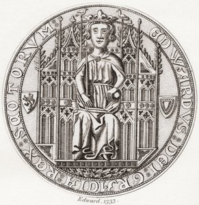 Edward Balliol Mührü, yak. 1283-1367. by English School