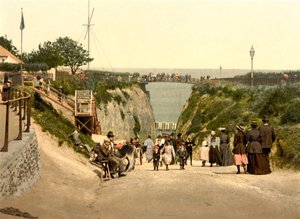Deniz manzarası (el ile renklendirilmiş fotoğraf) by English School