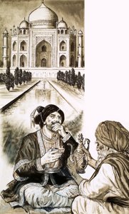 Şah Cihan ve Tac Mahal by English School