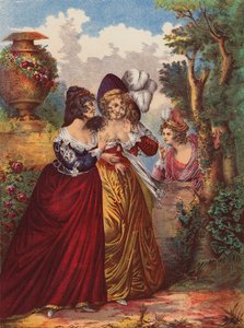 Shakespeare: Much Ado About Nothing (chromolitho) by English School