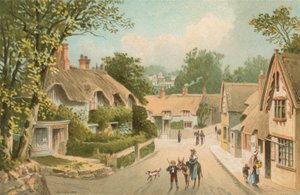 Shanklin Köyü--Wight Adası by English School