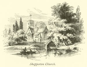 Shepperton Kilisesi by English School