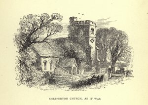Shepperton Kilisesi, olduğu gibi by English School
