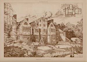 Shipton Hall (gravür) by English School