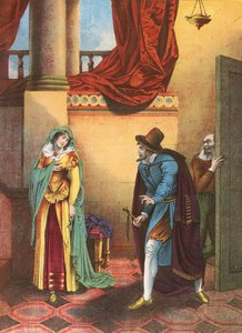 Shylock, Jessica ve Launcelot by English School