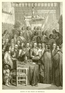 Westphalia antlaşmasının imzalanması by English School