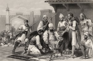 Environs de Cusset, c.1866-69 (kağıt üzerinde grafitli kalem ve kahverengi mürekkep) by English School