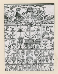 1569 piyango için ödül olarak planlanan gümüş tabak by English School