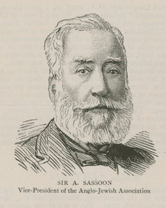 Sir A Sassoon, İngiliz-Yahudi Derneği Başkan Yardımcısı by English School