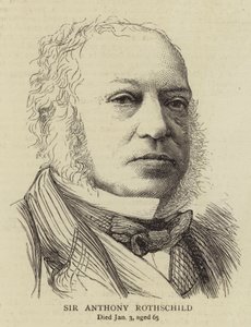 Sir Anthony Rothschild (gravür) by English School