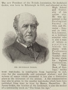 Sir Archibald Geikie (gravür) by English School