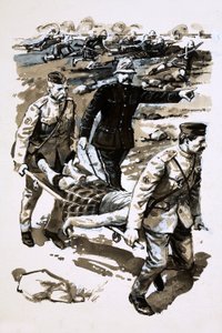 Sir Arthur Conan Doyle, Boer Savaşı sırasında doktor olarak görev yaptı. by English School