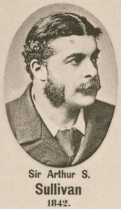 Sir Arthur S Sullivan (gravür) by English School