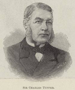 Sir Charles Tupper (gravür) by English School