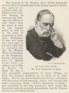 Sir Clare Ford, GCB, Roma