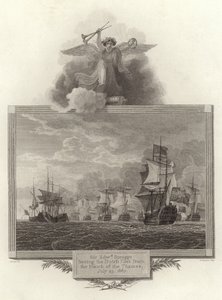 Sir Edwd Spragge, Hollanda Donanmasını Thames