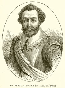 Sir Francis Drake (D. 1545, Ö. 1596) by English School