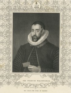 Sir Francis Walsingham (gravür) by English School
