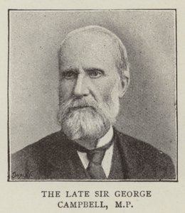 Sir George Campbell (gravür) by English School