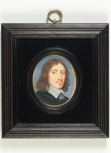Sir Henry Vane The Younger (parşömen üzerine suluboya) by English School
