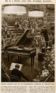 Sir Henry Wood ve görünmez piyanistler by English School