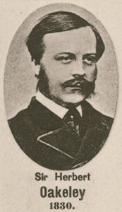Sir Herbert Oakeley (gravür) by English School