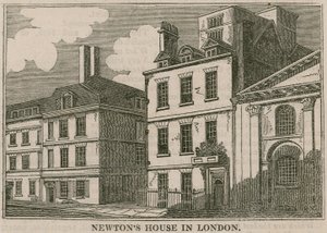 Sir Isaac Newtons Evi, St Martins Caddesi, Leicester Square Londra by English School