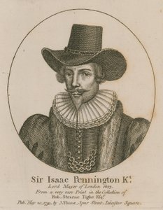 Sir Isaac Pennington, Londra Belediye Başkanı 1643 by English School