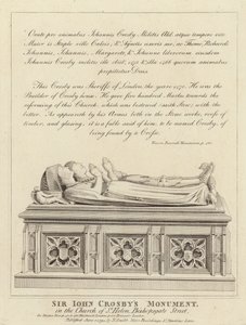 Sir John Crosbys Anıtı by English School