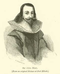 Sir John Eliot (gravür) by English School
