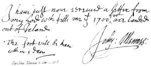 Sir John Mennes, b 1598, ö. 16701 by English School