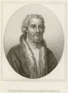 Sir John Oldcastle, Lord Cobham (gravür) by English School