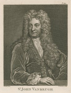 Sir John Vanbrugh, mimar ve oyun yazarı by English School