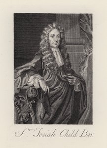 Sir Josiah Çocuk (gravür) by English School
