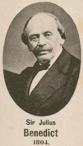 Sir Julius Benedict (gravür) by English School