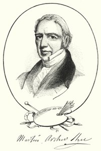 Sir Martin Archer Shee (gravür) by English School
