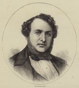 Sir Michael Costa (gravür) by English School