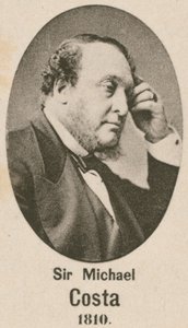 Sir Michael Costa (gravür) by English School