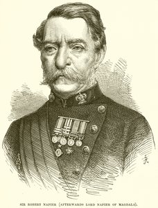 Sir Robert Napier (Daha sonra Magdala Lordu Napier) by English School