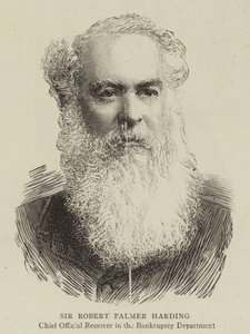 Sir Robert Palmer Harding (gravür) by English School