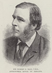 Sir Robert S Ball, FRS, İrlanda Kraliyet Astronomu (gravür) by English School