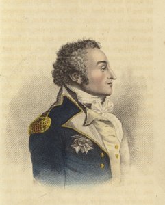 Sir Sidney Smith, İngiliz amiral (renkli gravür) by English School