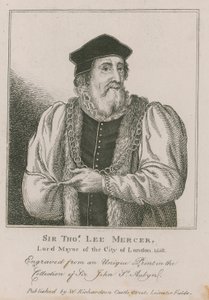 Sir Thomas Leigh, Mercer, Londra Belediye Başkanı 1558 by English School
