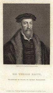 Sir Thomas Smith, İngiliz bilim adamı, diplomat ve politikacı by English School