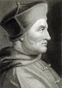 Sir Thomas Wolsey (c.1475-1530) (gravür) by English School