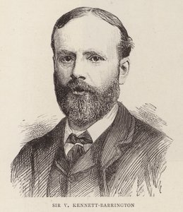 Sir V Kennett-Barrington (gravür) by English School